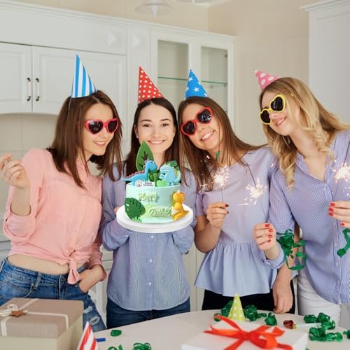 12 Inches White Round Sturdy Cake Board Drums for Displaying Cakes, 1/2 Inch Thick Decorating Supplies White, alternate view