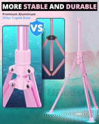 12'' LED Ring Light with 62'' Tripod Stand and Magnetic Phone Holder, Selfie Ring Light for Video Recording, alternate view 6