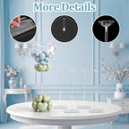 12 Pack 15.75 Inch Clear Acrylic Balloon Stand Kit for Table Centerpieces in Clear, alternate view 4