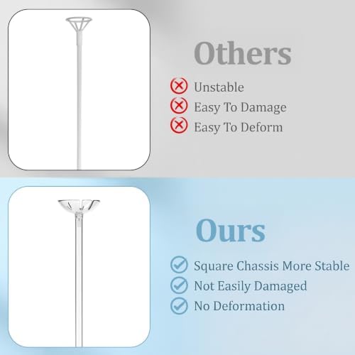 12 Pack 15.75 Inch Clear Acrylic Balloon Stand Kit for Table Centerpieces in Clear, alternate view 6