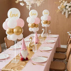 12 Pack 23.6 Inch Reusable Clear Acrylic Balloon Stand Kit in Clear, alternate view 6