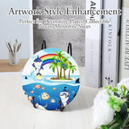 12 Pack 6 Inch Metal Plate Display Stands, Black Multi-Purpose Easel Stands for Photos/Books/Plaques/Artwork, alternate view