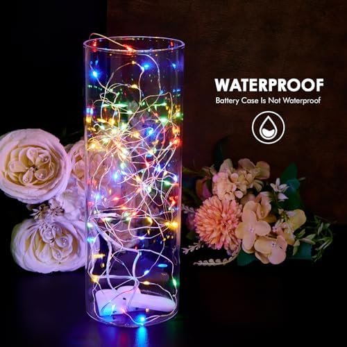 12 Pack 7ft Multicolor Battery Fairy Lights, 20 LED String Lights, alternate view 2