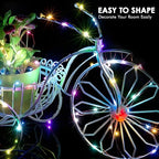 12 Pack 7ft Multicolor Battery Fairy Lights, 20 LED String Lights, alternate view 3