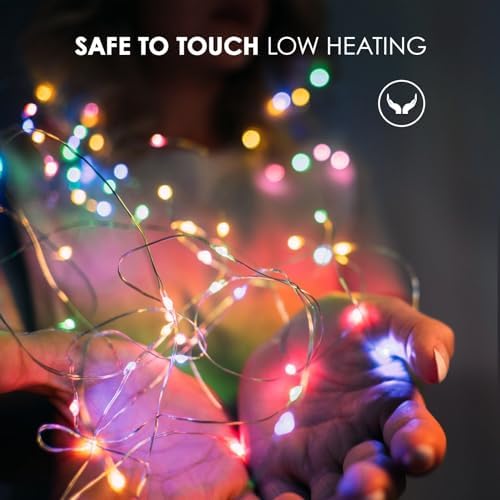 12 Pack 7ft Multicolor Battery Fairy Lights, 20 LED String Lights, alternate view 4