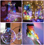12 Pack 7ft Multicolor Battery Fairy Lights, 20 LED String Lights, alternate view 7