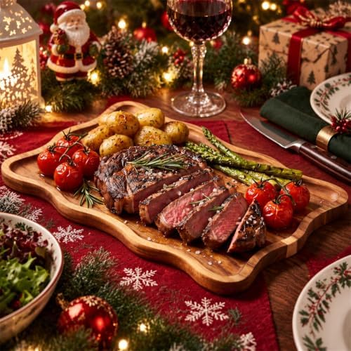 12 Pack 8 x 12 Inch Acacia Wood Serving Trays, Scalloped in 8 x 12 Inch in Brown, alternate view 2