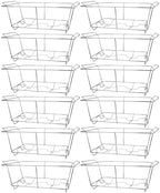 12 Pack Chafing Wire Rack Buffet Stand Chrome Frame for Events, Parties, Wedding, & Birthday Party Catering, alternate view 3