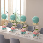 12 Pack Clear Acrylic Balloon Stand 23.6 inch Party Centerpiece in 23.6 Inches in Transparent, alternate view 2