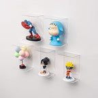 12 Pack Clear Acrylic Display Stand Crafts Stand Cupcake Risers 4" x 3''x 2'' in black, alternate view 5