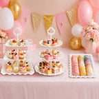 12 Pack Cupcake Stand Dessert Display Tower Serving Tray for Parties in White, alternate view 4