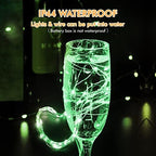 12 Pack Green Fairy Lights, 7FT 20LED Battery Operated String Lights, alternate view 3
