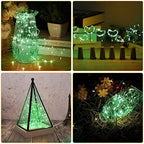 12 Pack Green Fairy Lights, 7FT 20LED Battery Operated String Lights, alternate view 7