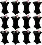 12 Pack Pack Cocktail Spandex Tablecloth 32"x43" Cocktail Table Cover Fitted for High Top Round Table for Bar