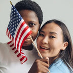 12 Pack Small American Flags on Stick Mini US Flag for Outside 8x12 Inch in 8x12 Inch, alternate view 2