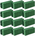 12 Packs Floral Foam Cage Rectangle Flower Cage Holders with Floral Foam Flower Arrangement Supplies for Fresh