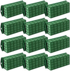 12 Packs Floral Foam Cage Rectangle Flower Cage Holders with Floral Foam Flower Arrangement Supplies for Fresh