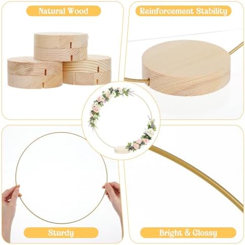 12 Pcs 12 in Macrame Metal Hoops with Holders for Dream Catcher DIY, alternate view 3