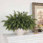 12 Pcs 18"Artificial Lifelike Touch Christmas Cedar Branches for Vase Decor, alternate view 3