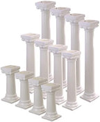 12 Pcs 3 Different Sizes Roman Pillar Cake Iayered Support.Cake layered Support.Multi layer Wedding Cake