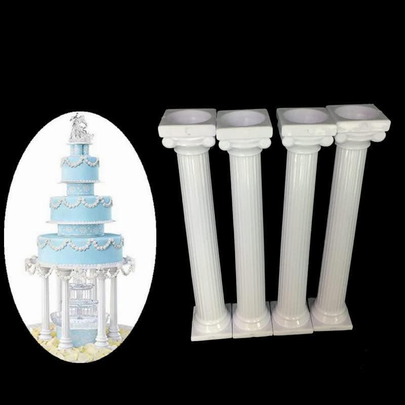 12 Pcs 3 Different Sizes Roman Pillar Cake Iayered Support.Cake layered Support.Multi layer Wedding Cake, alternate view 4