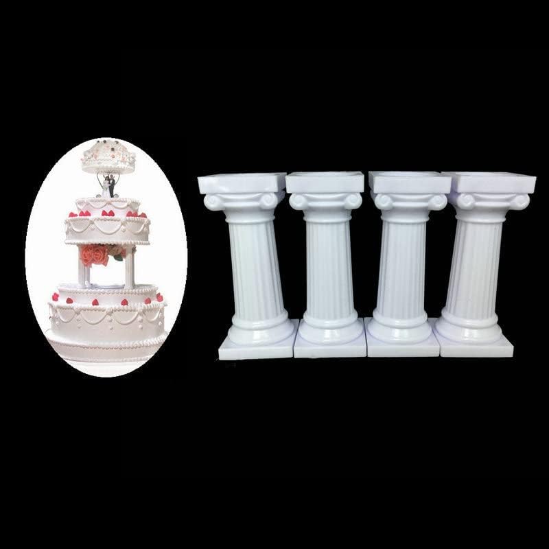 12 Pcs 3 Different Sizes Roman Pillar Cake Iayered Support.Cake layered Support.Multi layer Wedding Cake, alternate view 5