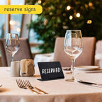 12 Pcs Acrylic Mini Chalkboard Signs, 4"x3" Food Labels in Black, alternate view 6