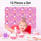 12 Pcs Artificial Flower Wall Panels, 15x15 Inch Flower Wall Mat Silk Flowers Panels for Wedding Backdrop, alternate view 3