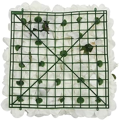 12 Pcs Artificial Flower Wall Panels, 15x15 Inch Flower Wall Mat Silk Flowers Panels for Wedding Backdrop, alternate view 7