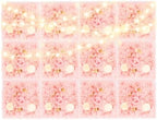 12 Pcs Artificial Flower Wall Panels, 15x15 Inch Flower Wall Mat Silk Flowers Panels for Wedding Backdrop