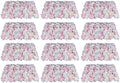 12 PCS Artificial Flower Wall Panels 24" x 16" Decorative Hydrangea and Rose Flower Backdrop Panels Wedding