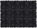 12 PCS Black Artificial Rose Silk Flowers PanelsFlower Backdrop