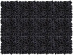 12 PCS Black Artificial Rose Silk Flowers PanelsFlower Backdrop