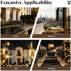 12 PCS Black Artificial Rose Silk Flowers PanelsFlower Backdrop, alternate view 6