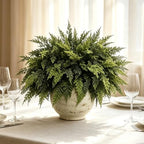 12 Pcs, Cedar Branches, Faux Cedar Stems, Lifelike Christmas Greenery, alternate view 6