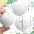 12 Pcs Golf Ball Photo Stand Table Number Place Card Holder in white, alternate view 3
