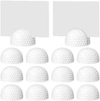 12 Pcs Resin Half Golf Base Centerpieces Place Card Holder Golf Ball Shaped Table Number Holder Name Place Photo