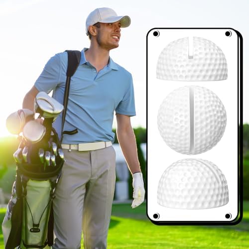 12 Pcs Resin Half Golf Base Centerpieces Place Card Holder Golf Ball Shaped Table Number Holder Name Place Photo, alternate
