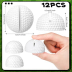 12 Pcs Resin Half Golf Base Centerpieces Place Card Holder Golf Ball Shaped Table Number Holder Name Place Photo, alternate