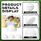 12 Pcs Resin Half Golf Base Centerpieces Place Card Holder Golf Ball Shaped Table Number Holder Name Place Photo, alternate