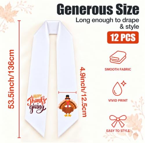 12 Pcs Seasonal Wreath Sashes for Front Door, Christmas Halloween Decor, alternate view 3