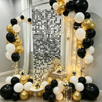 12 Pcs Silver Shimmer Wall Backdrop,3x4 FT for Party in 3x4 FT, alternate view 7