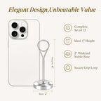 12 Pcs Silver Table Number Holders, 4 Inch Tall Place Card Holders for Table, Sturdy Photo Picture Holders with, alternate