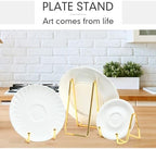 12 Pieces Gold Plate Stand Easel Display, 12 Pieces, 3/4/6 Inch in gold, alternate view 5