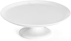 12" Porcelain Cake Stand for 10" Cake, Round Dessert Stand, Display Cupcake Holder for Party, Wedding, Birthday