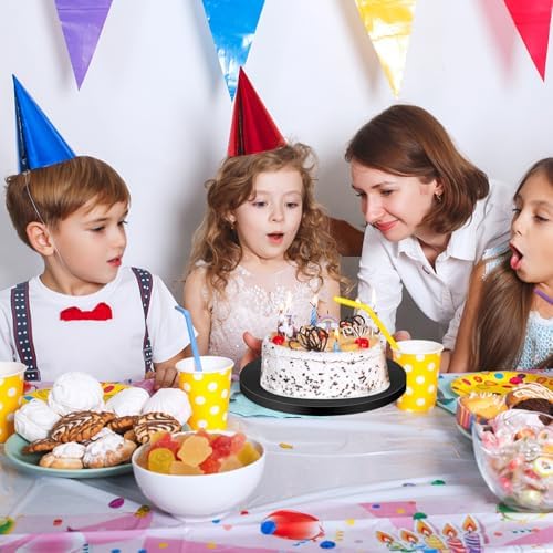 12" Round 1/2" Thick Black Cake Drum, 10‐Pack Cardboard Cake Boards in Black, alternate view 7