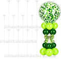12 Set Balloon Stands for Table Clear 15.75 in Adjustable