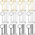 12 Sets 3 Tiered Tray Hardware Kit, Cute, Black, Silver, Gold in Black, Silver, Gold