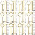 12 Sets 3 Tiered Tray Hardware Kit, Cute, Gold in Gold
