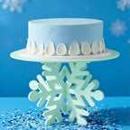 12" Snowflake Frozen Cake Stand Frozen Birthday Party Decorations in Light Green